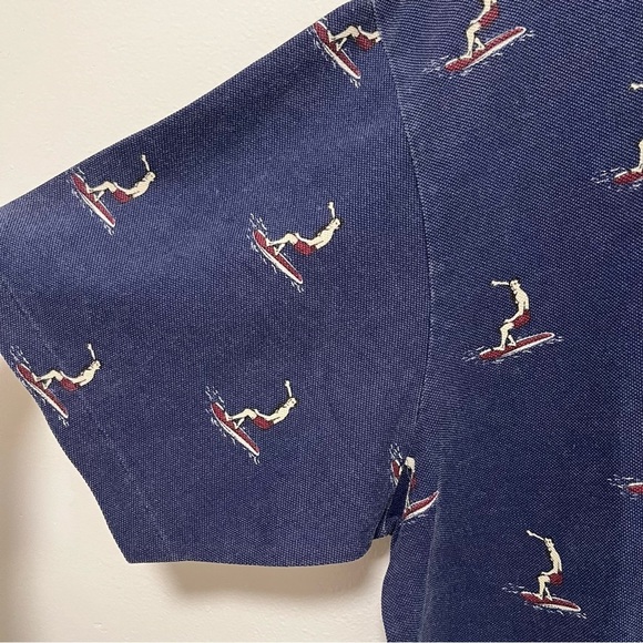 VINTAGE 1999 Polo Ralph Lauren Surfer Polo Shirt Made in Hong Kong Size XL - Picture 5 of 10